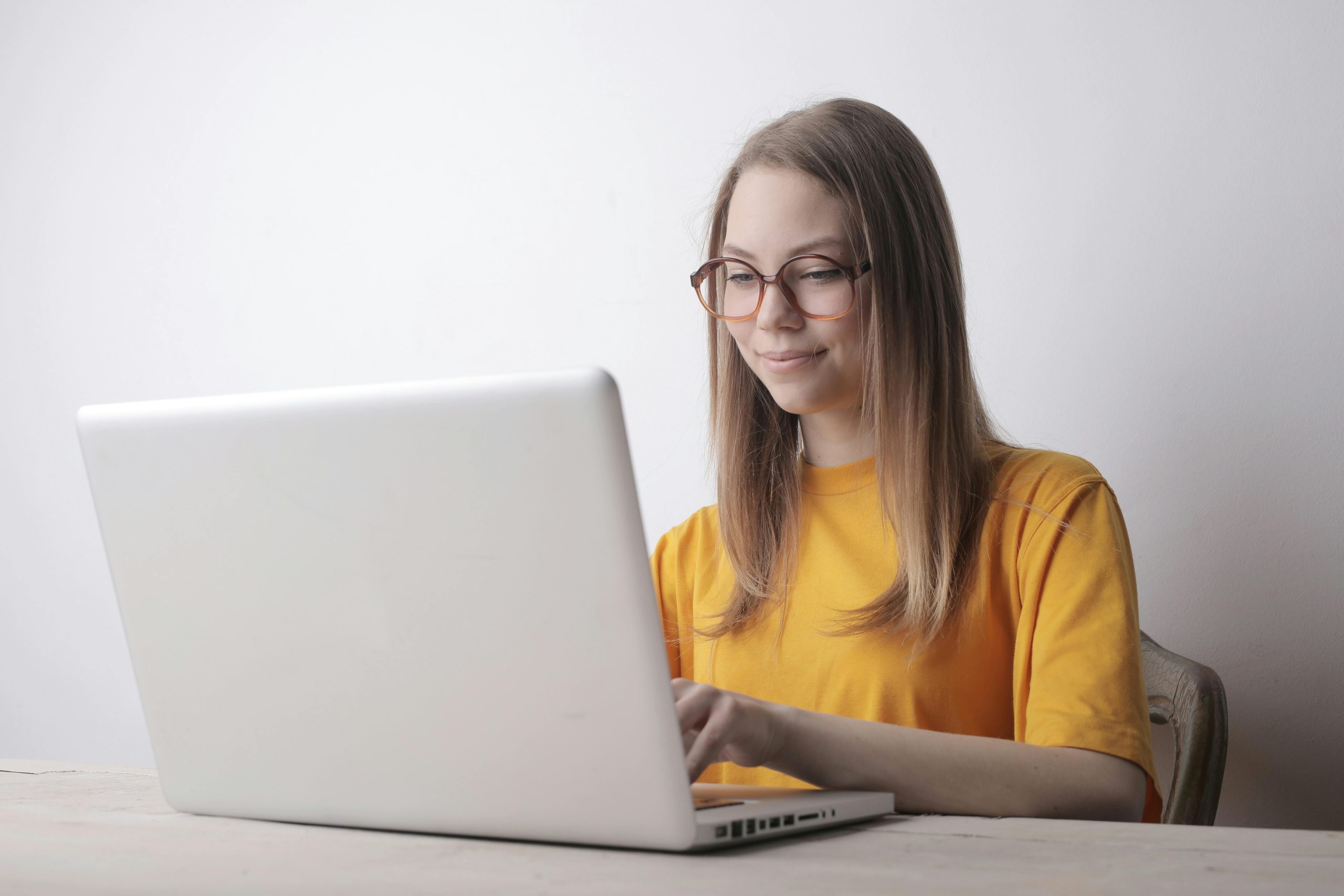 Female Doctor using a laptop